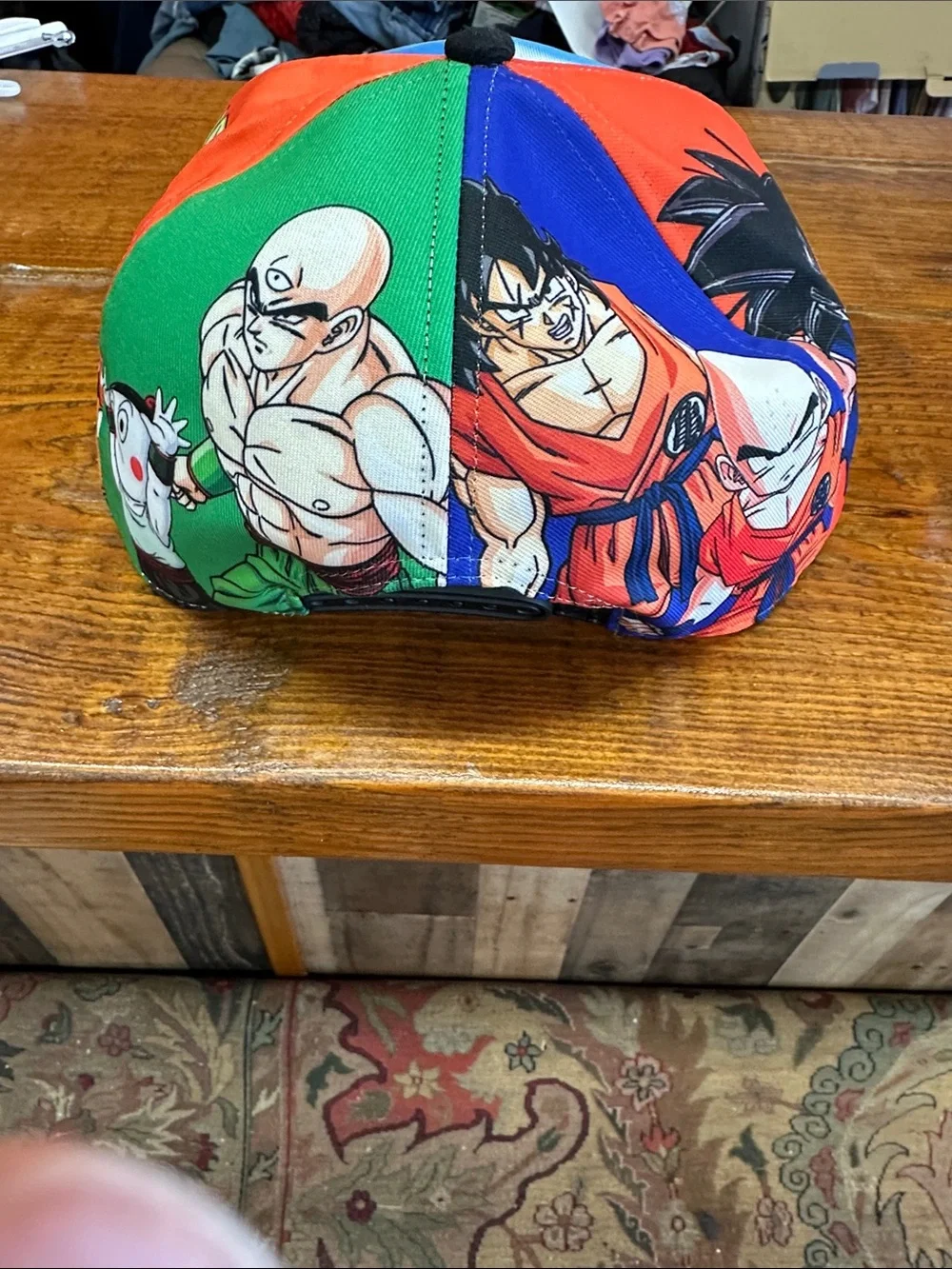 Bioworld Dragon Ball Z Multi-Color Character Panel Snapback Hat